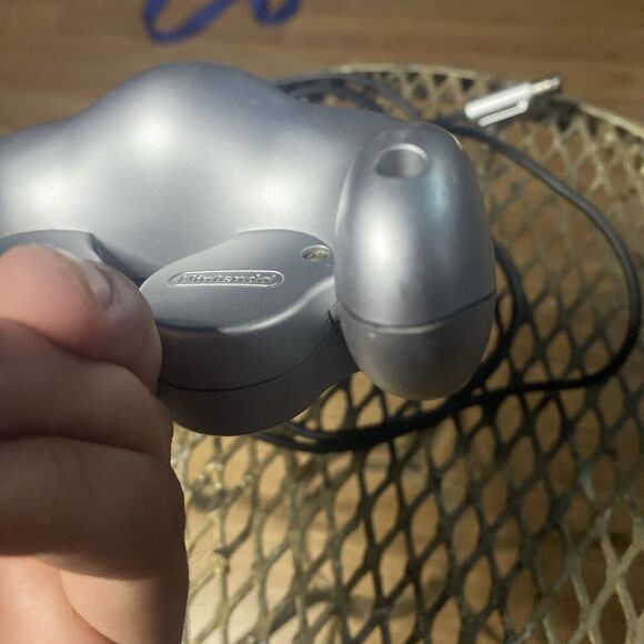 Nintendo Gamecube Platinum Silver Controller Official OEM Untested - Picture 11 of 15